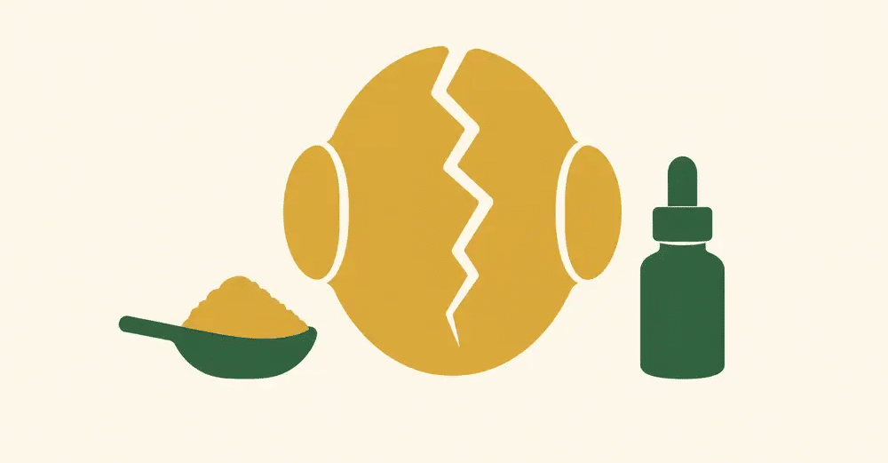 Cracked Cell Wall Pine Pollen vs Tincture